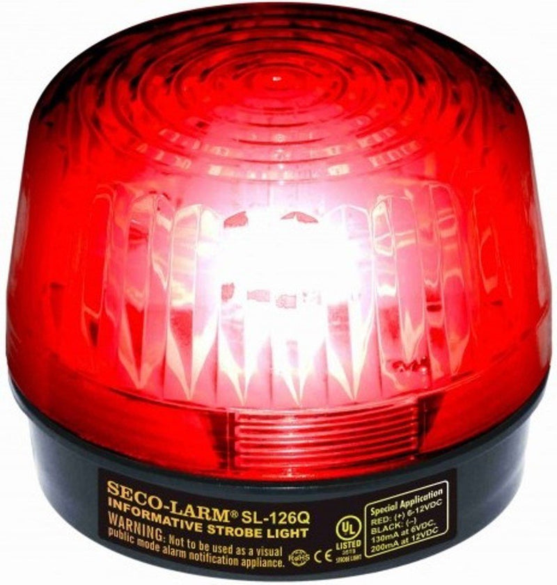 [Australia - AusPower] - SECO-LARM SL-126Q/R Red Security Strobe Light 