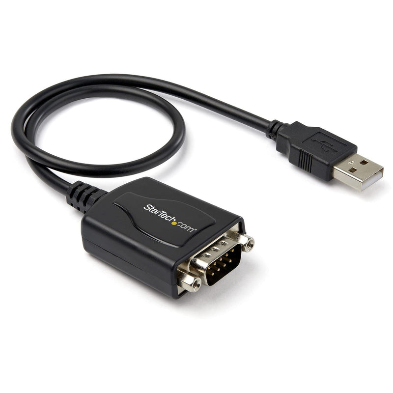[Australia - AusPower] - StarTech.com USB to Serial Adapter - 1 Port - COM Port Retention - Texas Instruments TIUSB3410 - USB to RS232 Adapter Cable (ICUSB2321X),Black 