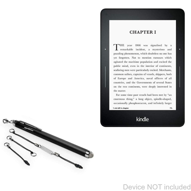 [Australia - AusPower] - BoxWave Stylus Pen Compatible with Kindle Paperwhite (1st Gen 2012) (Stylus Pen by BoxWave) - EverTouch Capacitive Stylus, Fiber Tip Capacitive Stylus Pen - Jet Black 