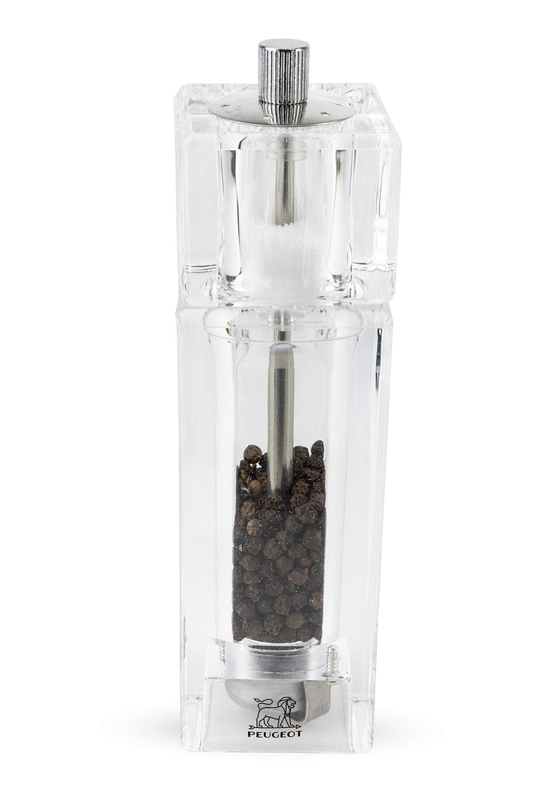 [Australia - AusPower] - Peugeot Pontarlier Acrylic Combo Pepper Mill and Salt Shaker, 15cm/6-Inch 