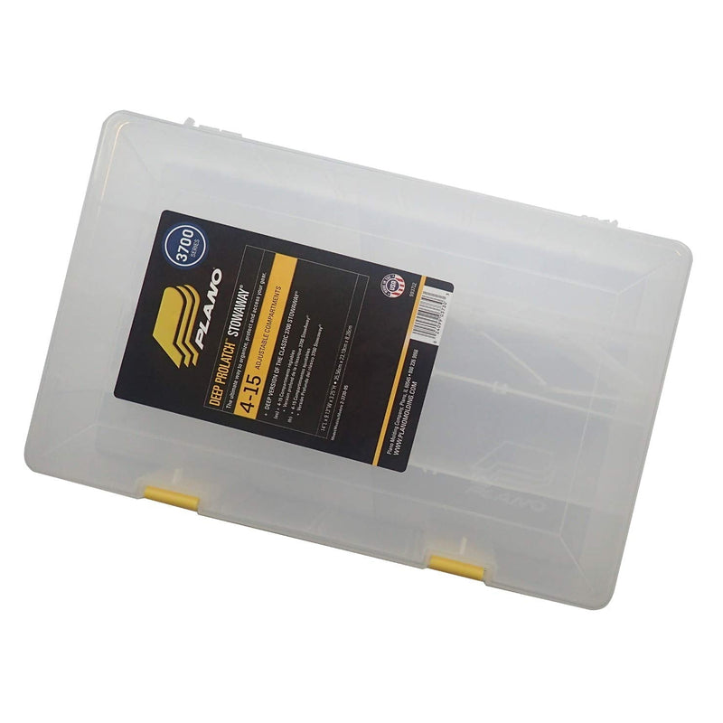 [Australia - AusPower] - Plano 23730-05 Prolatch Stowaway Deep with Adjustable Dividers Transparent 