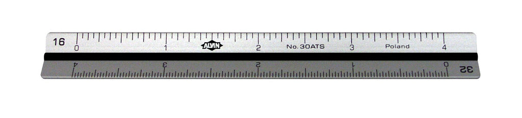 [Australia - AusPower] - ALVIN Mini Aluminum Engineer Triangular Scale Ruler, Drawing and Design Tool for Students and Professionals, Great for Drafting, Architecture, Engineering, and Art - 4 Inches Architect 
