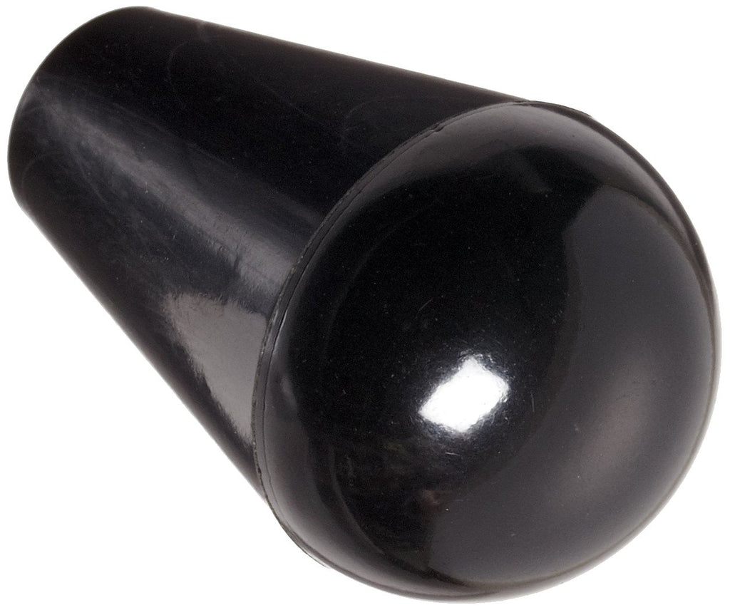 [Australia - AusPower] - DimcoGray Black Phenolic Ball Tapered Knob Female, Brass Insert: 5/16-18" Thread x 7/16" Depth, 1" Diameter x 1-5/8" Height x 1/2" Hub Dia 