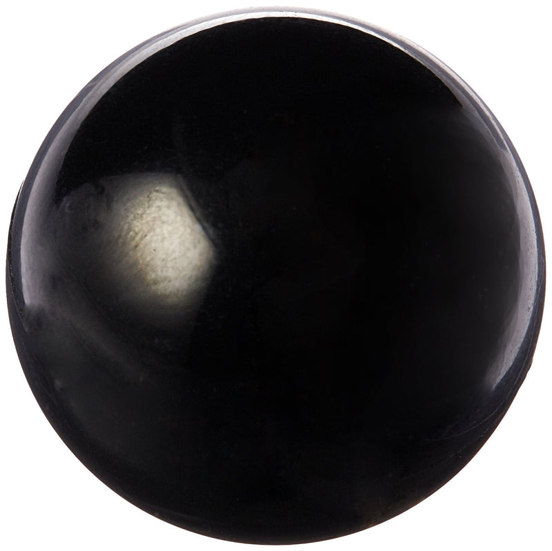 [Australia - AusPower] - DimcoGray Black Phenolic Ball Knob Female, Brass Insert: 5/16-18" Thread x 7/16" Depth, 1" Diameter Width x 31/32" Height x 1/2 Hub Dia 