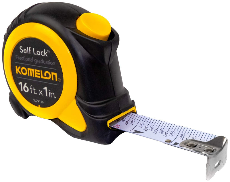 [Australia - AusPower] - Komelon SL29116 Self Lock Speed Mark 16-Foot Power Tape 