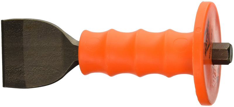 [Australia - AusPower] - Mayhew Select 35705 2-1/4-by-7-3/4-Inch Handguarded Mason Chisel , Black 2-1/4"-by-7-3/4" Handguard 