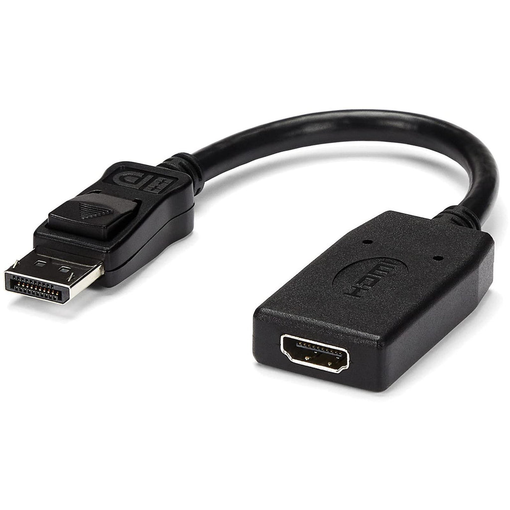 [Australia - AusPower] - StarTech.com DisplayPort to HDMI Adapter - DP to HDMI Adapter/Video Converter - 1080p - VESA Certified - DP to HDMI Monitor/Display/Projector Adapter Dongle - Passive - Latching DP Connector (DP2HDMI) 5 inches Single 