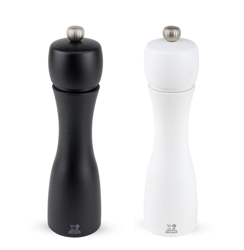 [Australia - AusPower] - Peugeot Tahiti 8 Inch Black Pepper Mill and White Salt Mill Set 8-Inch 