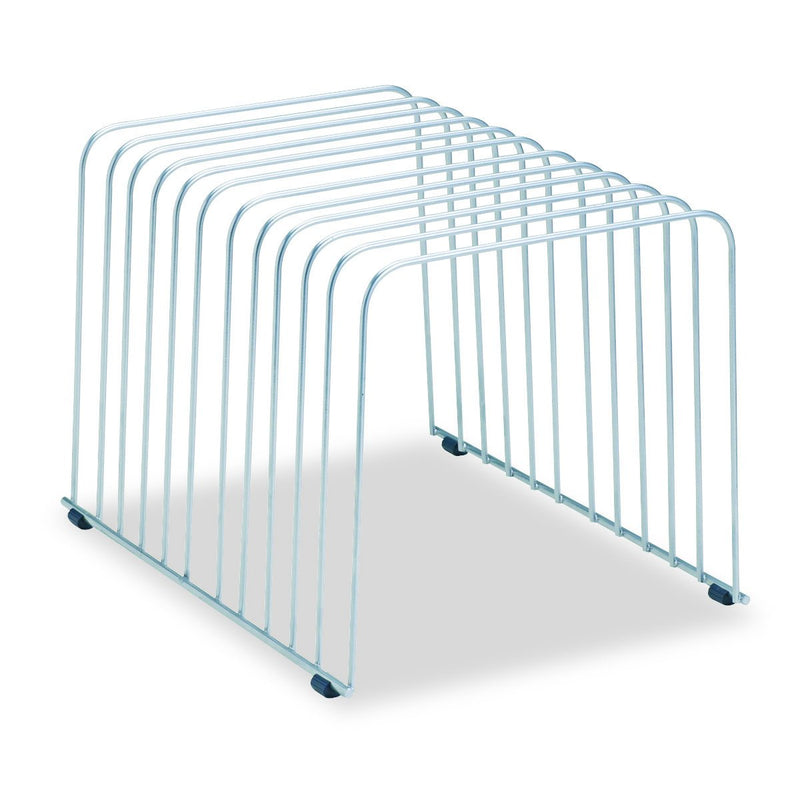 [Australia - AusPower] - Fellowes 72012 Desktop Organizer, 11 Sections, 9" x 11.375" x 8", Wire, Silver 