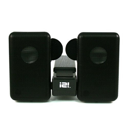 [Australia - AusPower] - Aerielle i2i Folding Portable Speakers (Black) Standard Packaging 