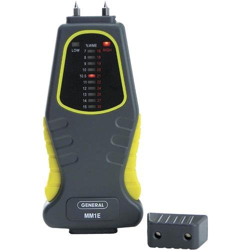 [Australia - AusPower] - General Tools MM1E Moisture Meter, Pin Type, LED Bar Graph LED Bar Graph Pin Type Digital Moisture Meter 