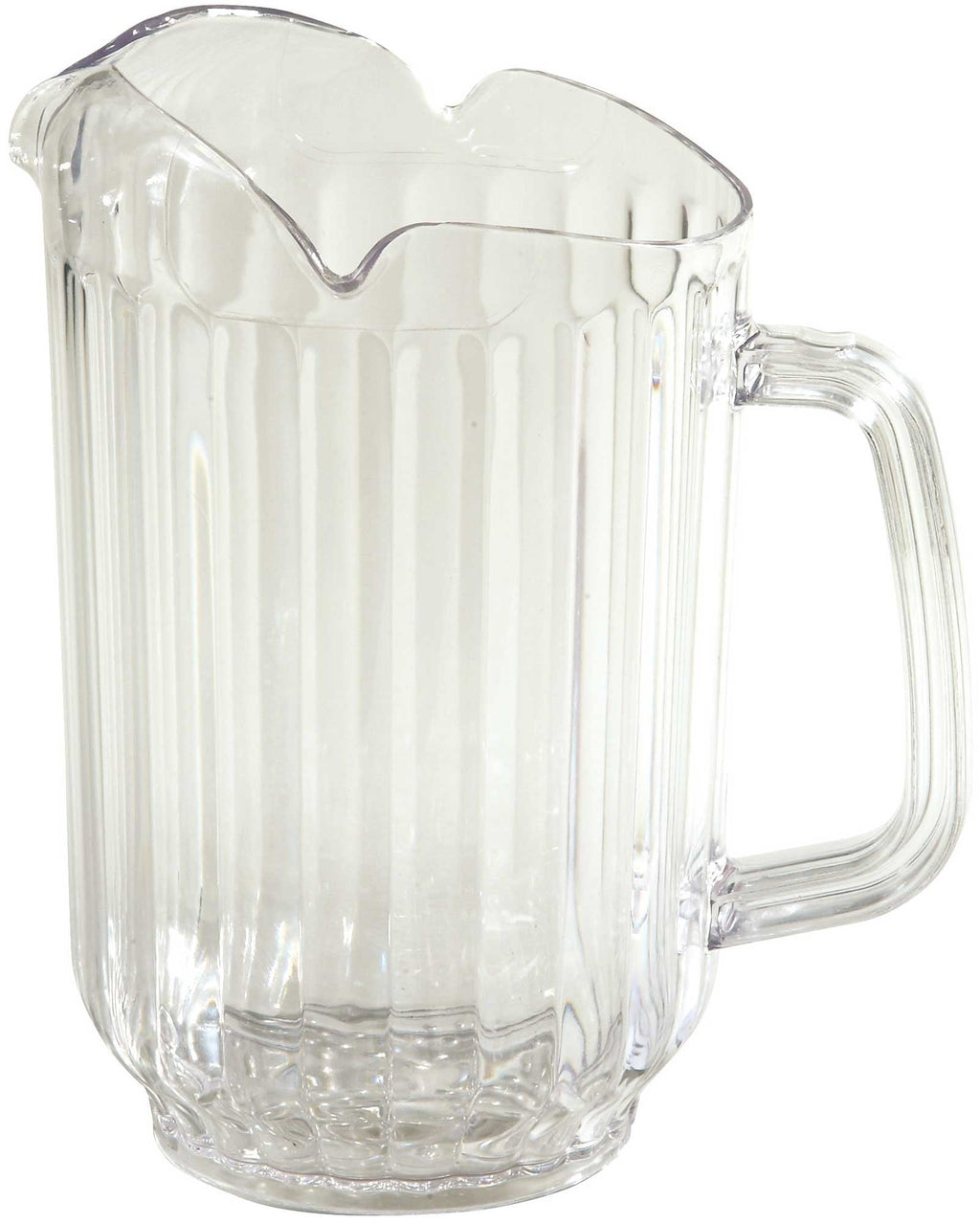 [Australia - AusPower] - Winco Polycarbonate Water Pitcher with 3 Spouts, 60-Ounce, Clear 