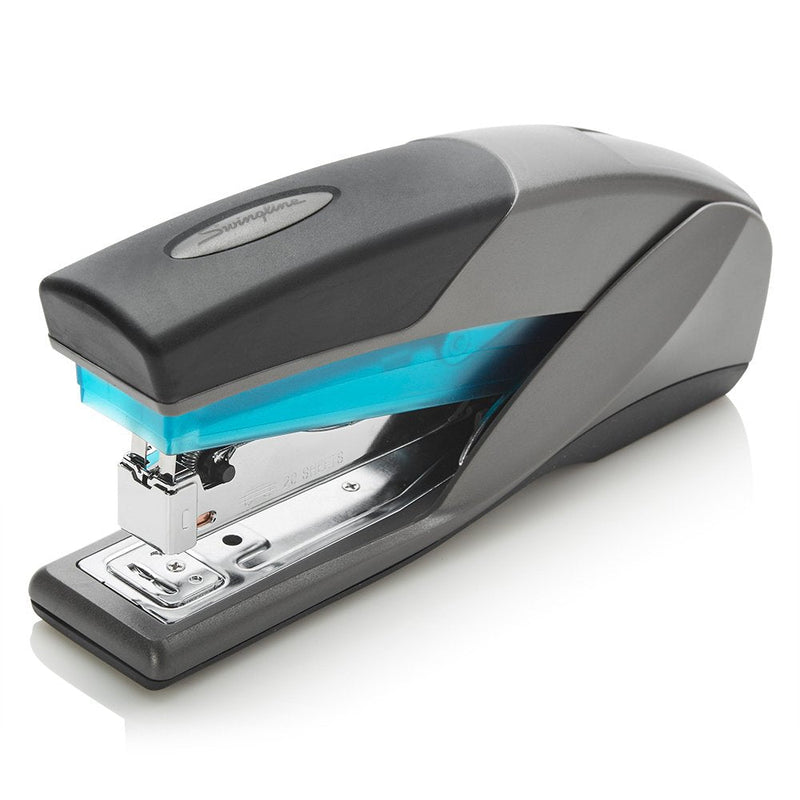 [Australia - AusPower] - Swingline Stapler, Optima 25, Full Size Desktop Stapler, 25 Sheet Capacity, Reduced Effort, Blue/Gray (66404) - SWI66404 Pack of 1 