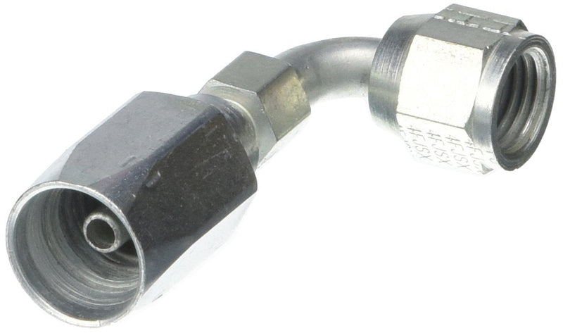 [Australia - AusPower] - Gates 4C5-4RFJSX90 Field Attachable for C5C, C5D and C5M Hose, Dual Seat Female JIC 37/SAE 45 Flare Swivel, 90 Bent Tube, Steel, 3/16" ID 