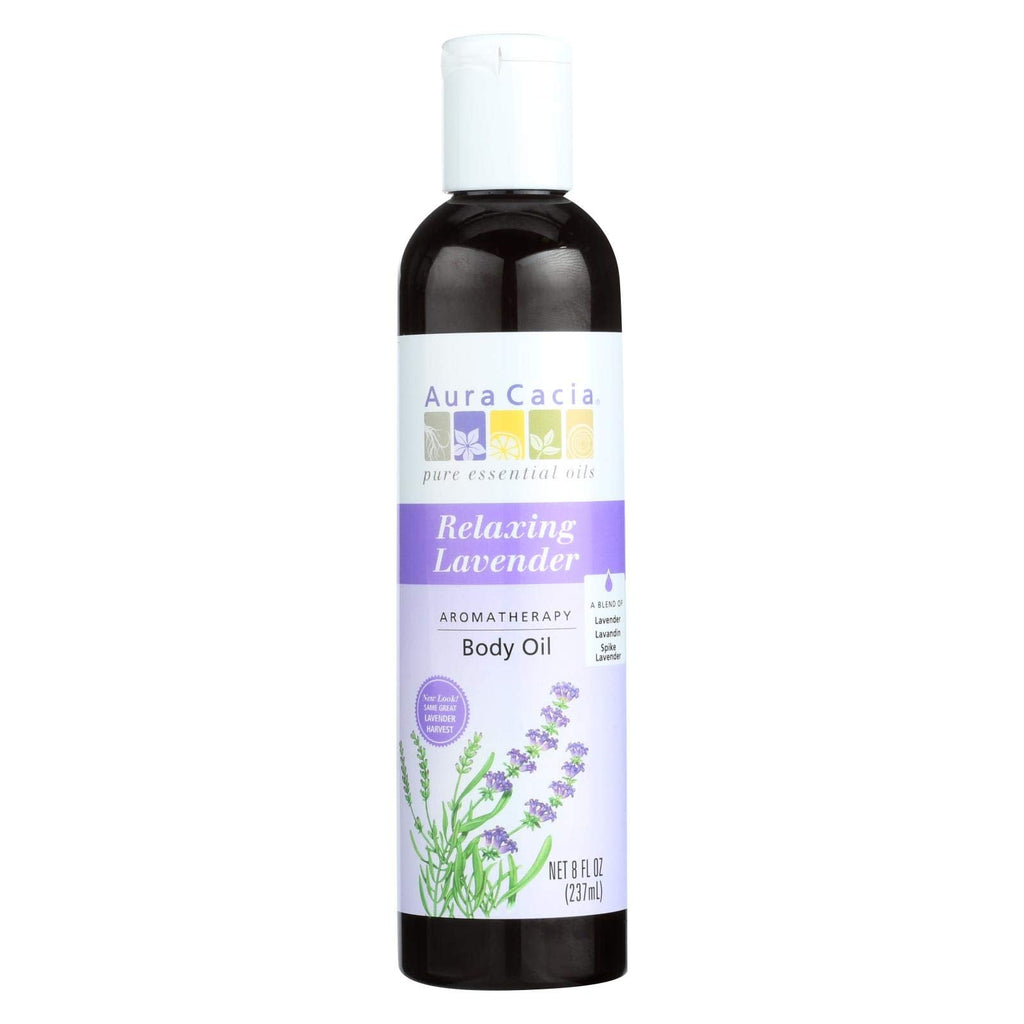 [Australia - AusPower] - Aura Cacia Aromatherapy Body Oil Lavender Harvest - 8 fl oz 
