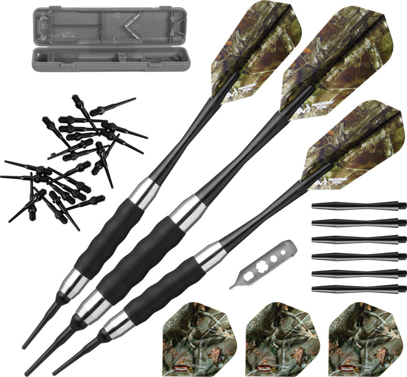 [Australia - AusPower] - Fat Cat Realtree Hardwoods HD Camo Soft Tip Darts with Storage/Travel Case, 16 Grams 