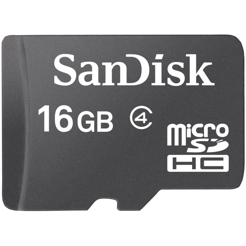 [Australia - AusPower] - SanDisk 16 GB Class 4 microSDHC Flash Memory Card Standard Packaging 