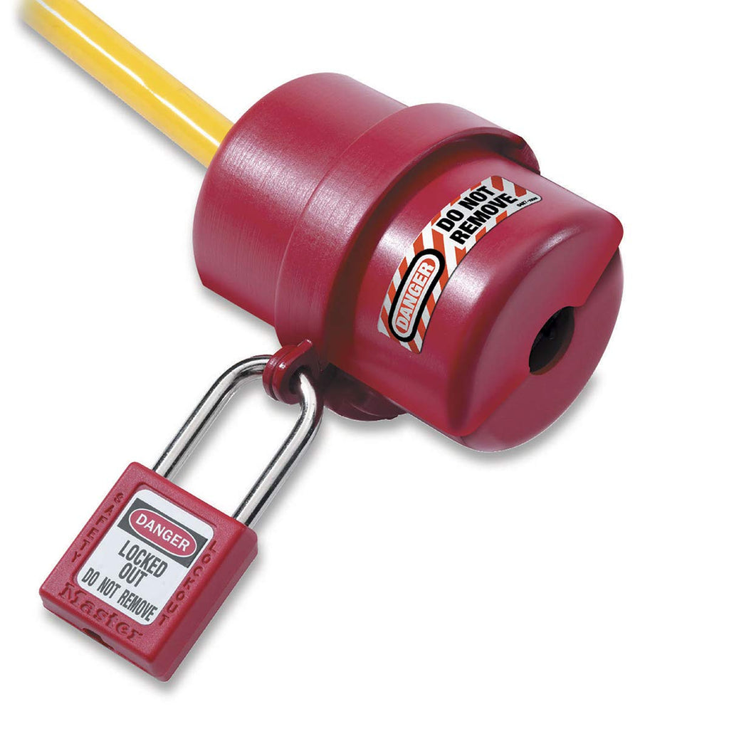 [Australia - AusPower] - Master Lock 487 Lockout Tagout Rotating Electrical Plug Lockout, 110 & 220 Volt Plugs 110 - 220 Volt Plugs 