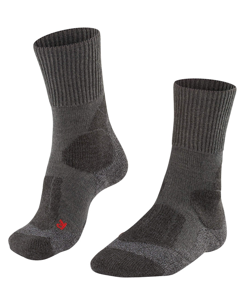 [Australia - AusPower] - FALKE Men's TK1 Hiking Socks, Merino Wool, More Colors, 1 Pair 6.5-8.5 Grey (Asphalt Melange 3180) 