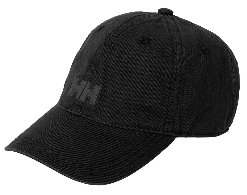 [Australia - AusPower] - Helly Hansen HH Logo Cap Hat for Men and Women One Size 990 Black 