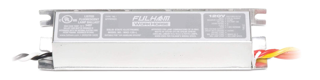 [Australia - AusPower] - Fulham Lighting WH2-120-L Workhorse 2 Adaptable Electronic Fluorescent Lamp Ballast, 120V, Silver 