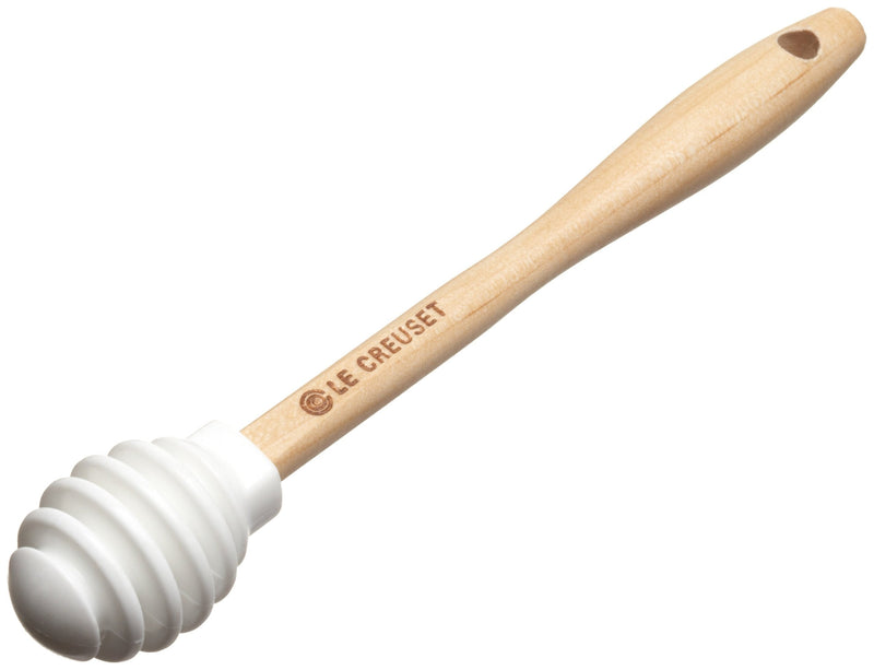 [Australia - AusPower] - Le Creuset Silicone Honey Dipper, 6 1/2" x 1", White 