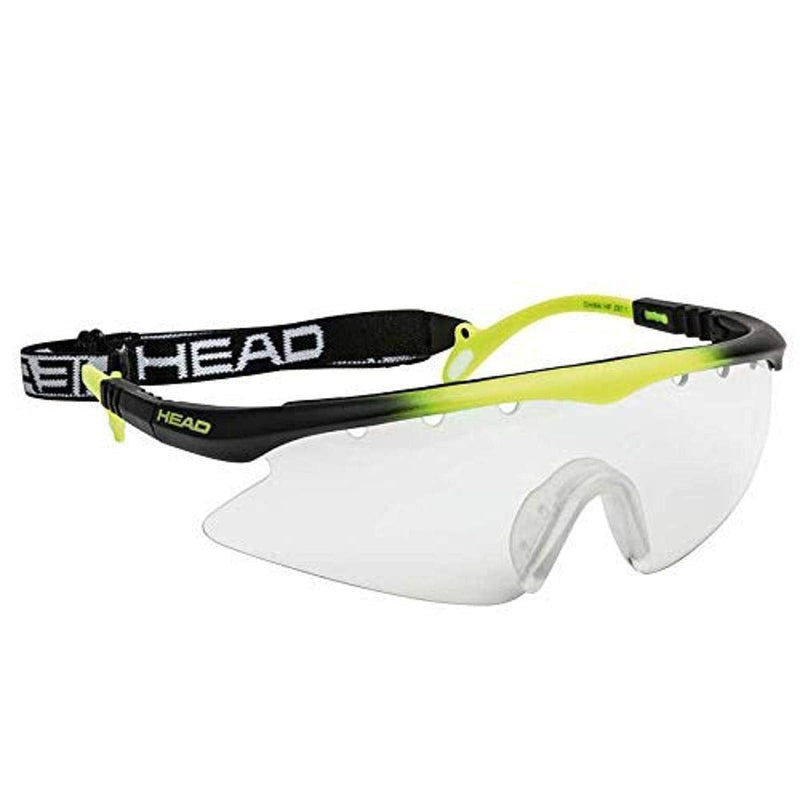 [Australia - AusPower] - HEAD Racquetball Goggles - Powerzone Shield Anti Fog and Scratch Resistant Protective Eyewear w/Adjustable Strap 