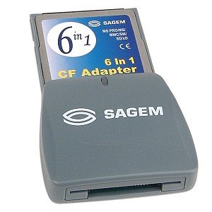 [Australia - AusPower] - Sagem CompactFlash to MS Pro/MS/MMC/SM/SD/xD Card Adapter - Turn your CF Type I Card Slot into a 6-in-1 Card Reader! 