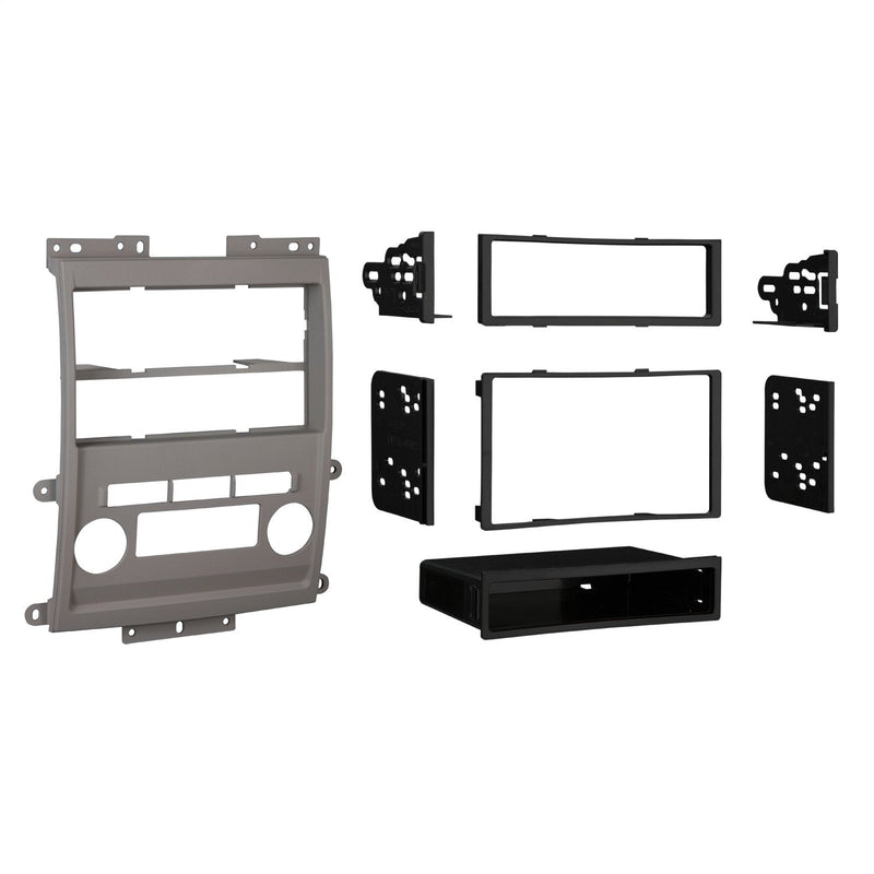 [Australia - AusPower] - Metra 99-7428G Double DIN/ISO DIN Installation Dash Kit for 2009 Nissan Frontier LE/SE (Gray) Standard Packaging 