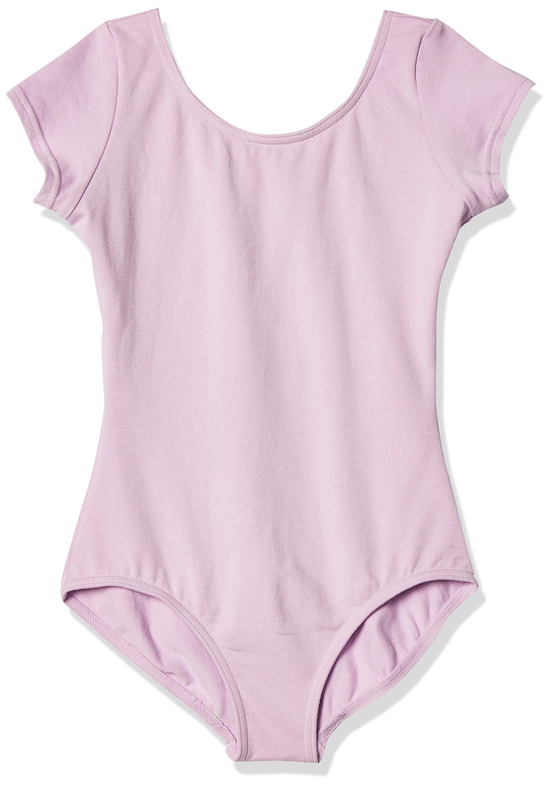 [Australia - AusPower] - Capezio girls Classic Short Sleeve Leotard Small Lavender 
