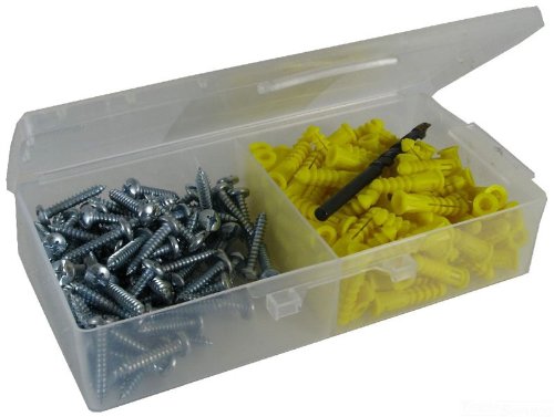 [Australia - AusPower] - L.H. Dottie 2AK Anchor Kit, 10 by 1-Inch Length Screw, 122 Anchor, Yellow 