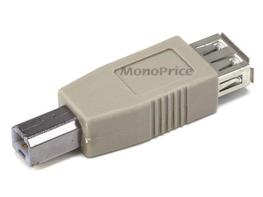 [Australia - AusPower] - Monoprice USB 2.0 A Female/B Male Adaptor (100364) 