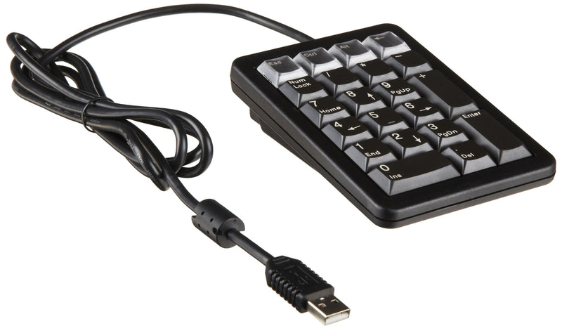 [Australia - AusPower] - CHERRY Ultraslim Programmable Keypad, Black - 26 Keys - G84-4700LUCUS-2 