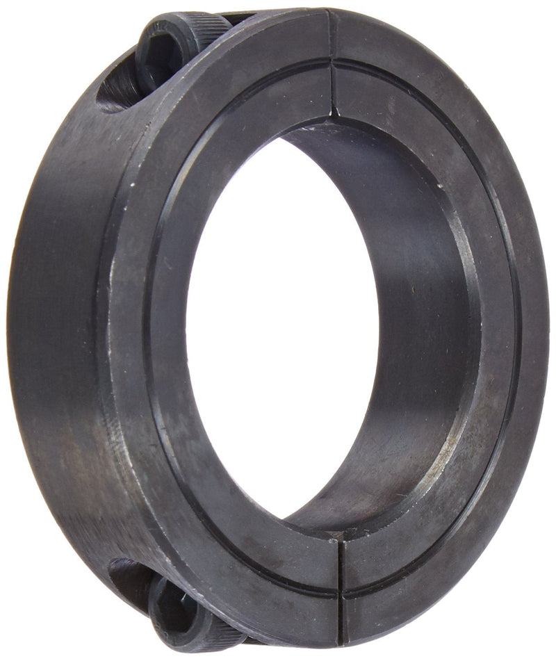 [Australia - AusPower] - Climax Part 2C-150, Mild Steel, Black Oxide Plating, Clamping Collar, 1 1/2 inch bore, 2 3/8 inch OD, 9/16 inch Width, 1/4-28 x 3/4" Clamp Screw 