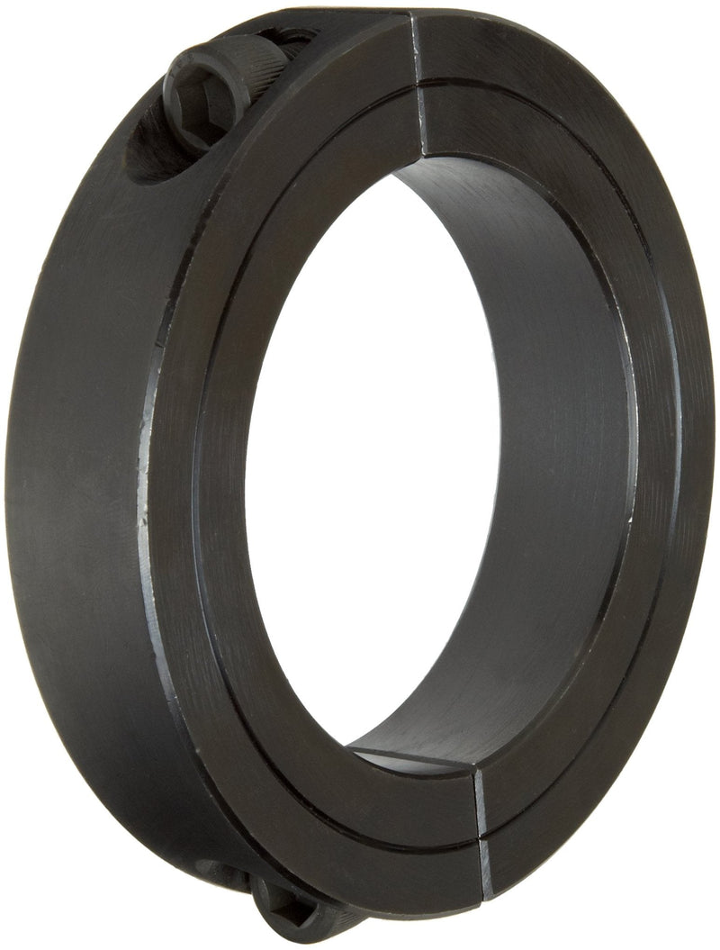[Australia - AusPower] - Climax Metal 2C-175 Steel Two-Piece Clamping Collar, Black Oxide Plating, 1-3/4" Bore Size, 2-3/4" OD, With 5/16-24 x 1 Set Screw 