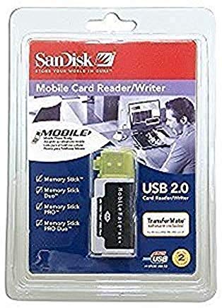 [Australia - AusPower] - SanDisk SDDR-107-A10M MobileMate MS+ USB 2.0 Mobile Card Reader/Writer Support 1GB 2GB 4GB 8GB 16GB # Memory Stick # Memory Stick Duo # Memory Stick PRO # Memory Stick PRO Duo 