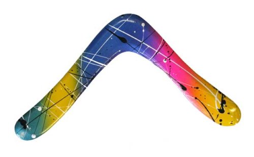 [Australia - AusPower] - Colorado Wooden Boomerangs - for Kids 8-18, Great Boomerang Gifts for Kids. Hand crafted in Australia by a former Australian Champion. Includes Boomerang Throwing Instructions. 