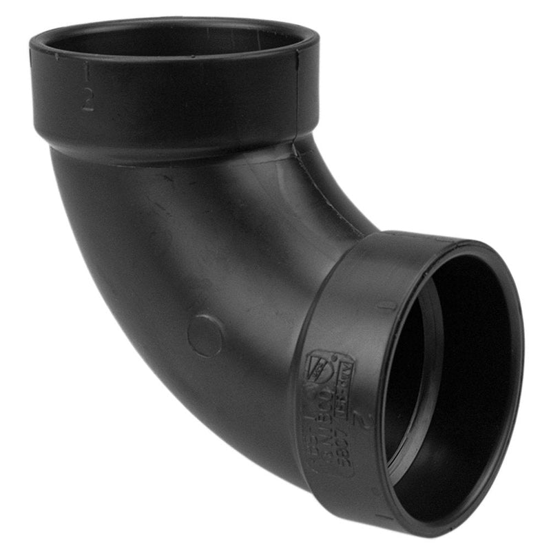 [Australia - AusPower] - NIBCO - I05555H U5807 3 HXH 90 ELBOW ABS, Black, 3" (U58073) 3 Inch 1 