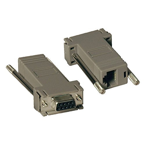[Australia - AusPower] - Tripp Lite Null Modem Serial RS232 Modular Adapter Kit 2x (DB9F to RJ45F)(P450-000) 
