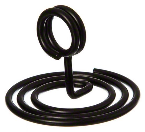 [Australia - AusPower] - American Metalcraft NSB4 Swirl Base Number Stands, 4-Inches Tall Black 1-1/2" H 