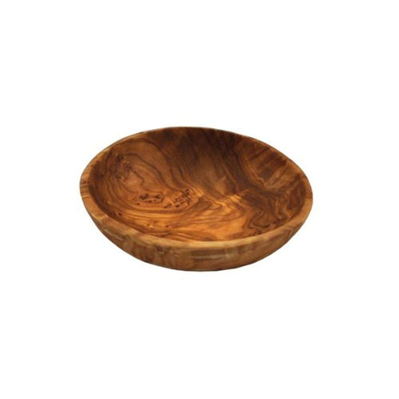 [Australia - AusPower] - Naturally Med Olive Wood Dipping Bowl, Round, 3.5" L x 3.5" W 