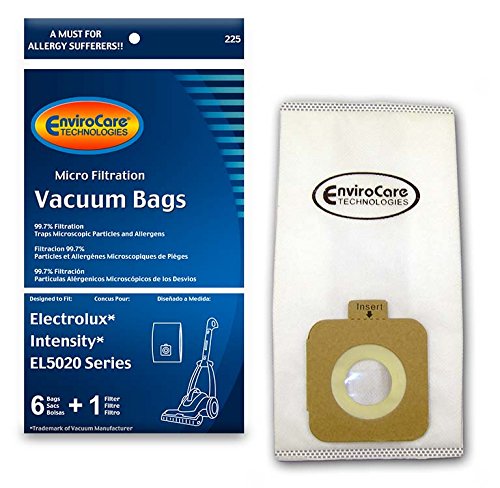 [Australia - AusPower] - EnviroCare Replacement Designed To Fit Electrolux Intensity EL5020 Series Micro Filtration Vacuum Bag, 6 Bags and 1 Filter 
