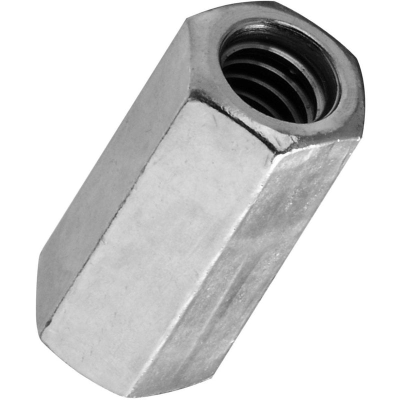 [Australia - AusPower] - National Hardware N182-667 4003 Couplers - Course Thread in Zinc, 1/4"-20 
