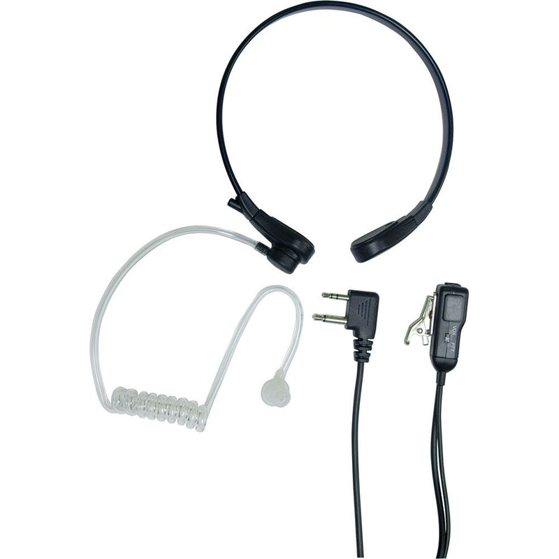 [Australia - AusPower] - Midland AVPH8 Acoustic Throat Mic for GMRS Radios with PTT/VOX Compartment Standard Packaging 