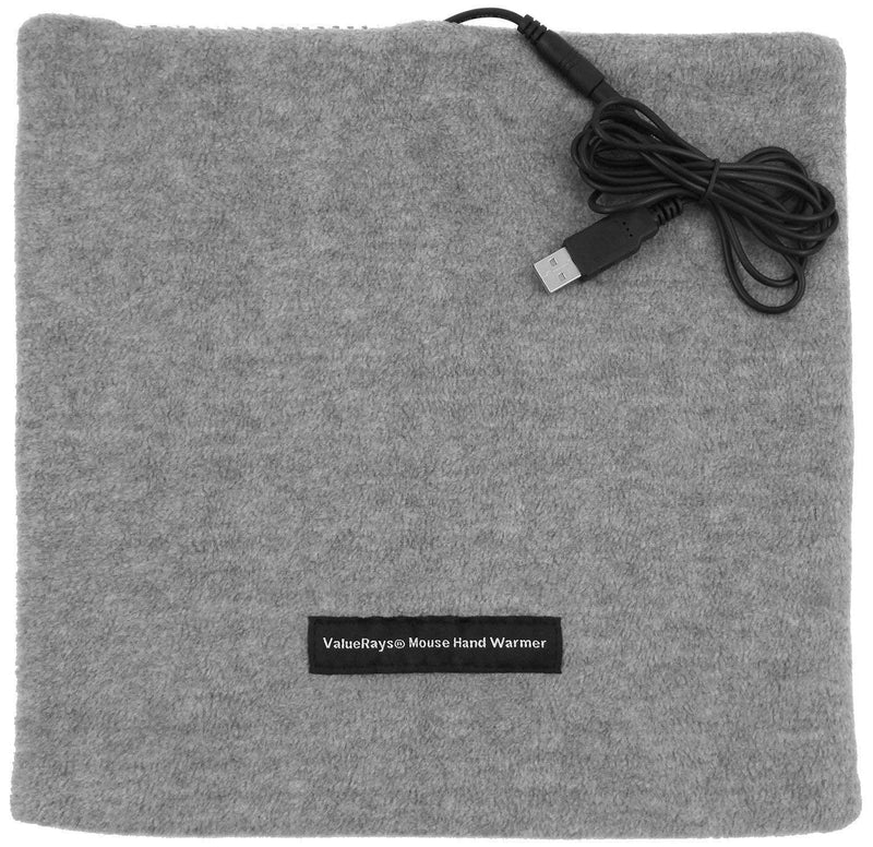 [Australia - AusPower] - ValueRays USB Mouse Hand Warmer, USB Hand Warmer, Hand Warmer, Hand Warmer Pouch, Hand Warmer Blanket, Warm Mouse Pad, Heated Mouse Pad, Mouse Pad Warmer, Computer Mouse Cover, Infrared Heat Pad 