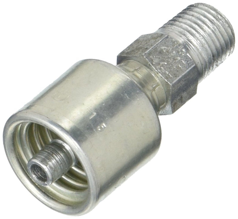 [Australia - AusPower] - Gates G25100-0404 Male Pipe (NPTF - 30 Cone Seat) (MegaCrimp) 