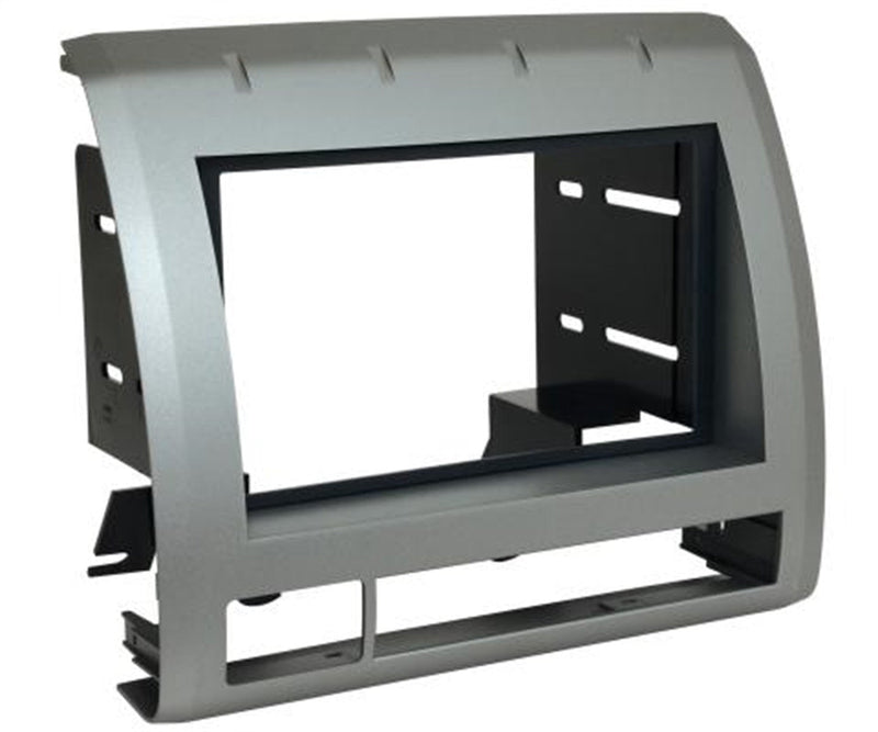 [Australia - AusPower] - Scosche TA2053S9B Compatible with 2009-11 Toyota Tacoma ISO Double DIN Dash Kit, Light Metallic Silver 