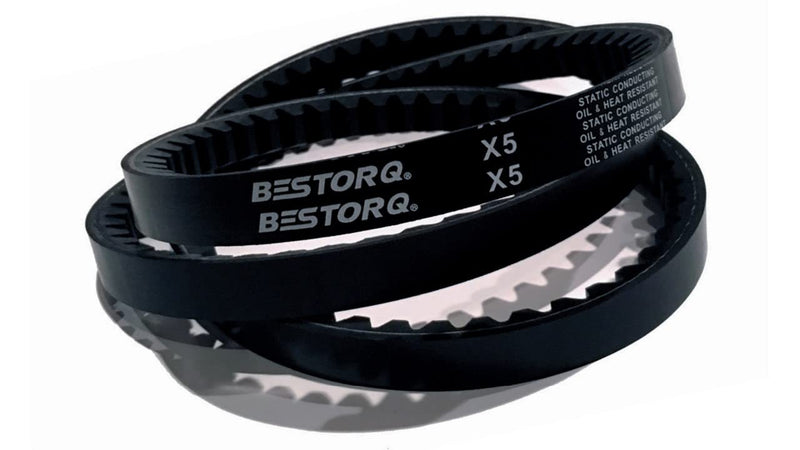[Australia - AusPower] - BESTORQ AX37 Rubber V-Belt, Raw Edge/Cogged, Black, 39" Length x 0.51" Width x 0.34" Height Pack of 1 