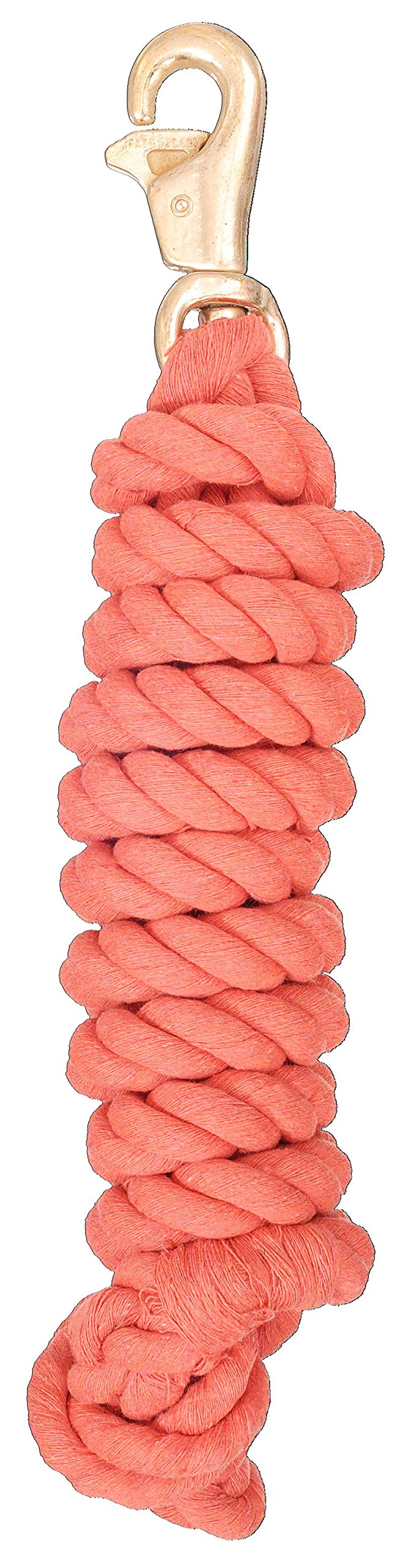 [Australia - AusPower] - Tough 1 Braided Cotton Lead with Trigger Bull Snap 8 1/2' Orange 