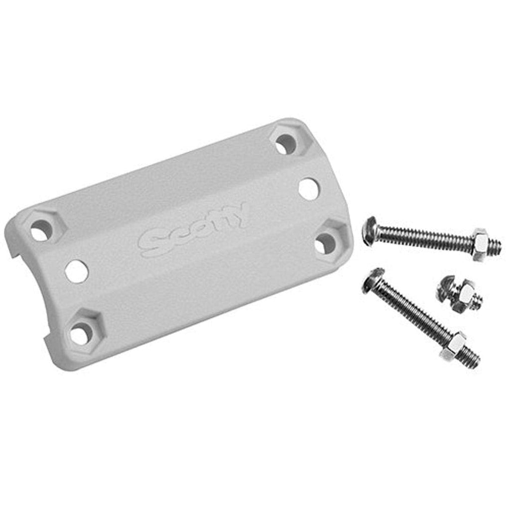 [Australia - AusPower] - Scotty #242 Rail Mount Adapter for Side Deck Mount White 